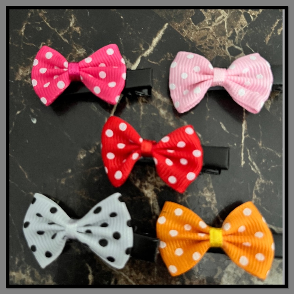 🐾New Petite Colorful Hair Bows🐾